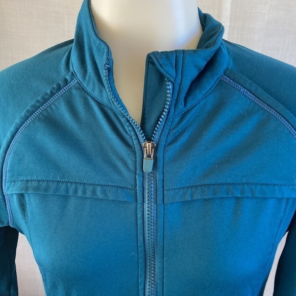 Sm Fabletics kimmy baltic teal green perfect condition performance track jacket - Picture 8 of 15